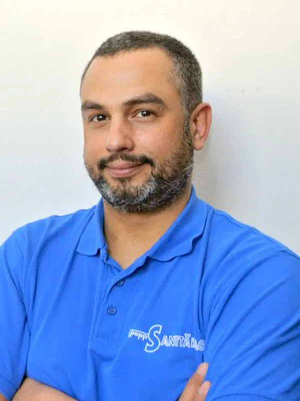 Carlos Morel, Geschäftsführer bei Popp Sanitär in Rüti ZH